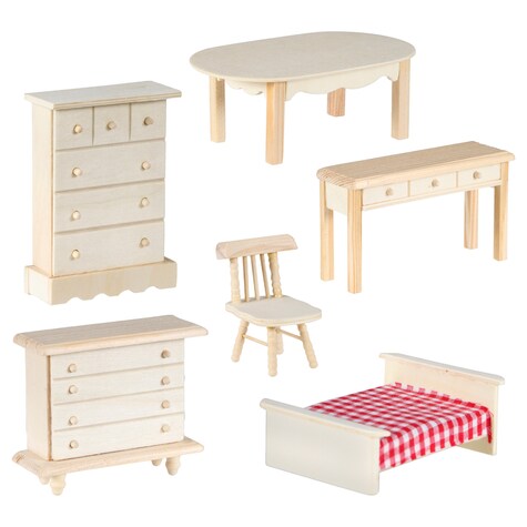 Wooden Doll House Furniture