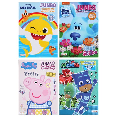 View Preschool Jumbo Assorted Licensed Coloring