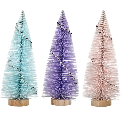 View Easter Bottlebrush Trees with Glittery