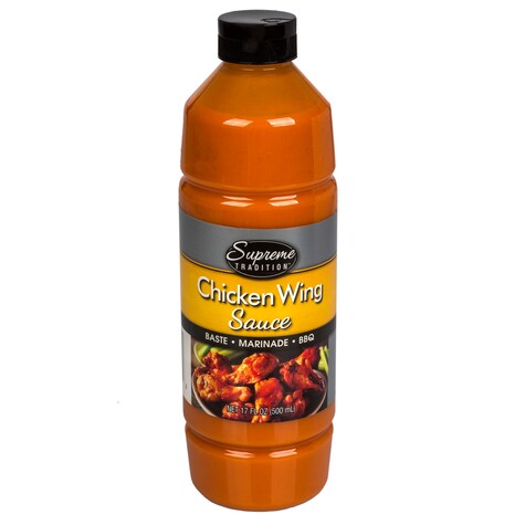 Bulk Louisiana Supreme Original Chicken Wing Sauce 17 Oz Bottles