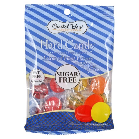 Bulk Coastal Bay Sugar-Free Fruit Medley Hard Candies, 3 oz. Bags ...