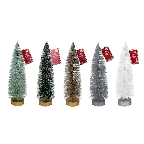 View Decorative Christmas LED Brush Trees,