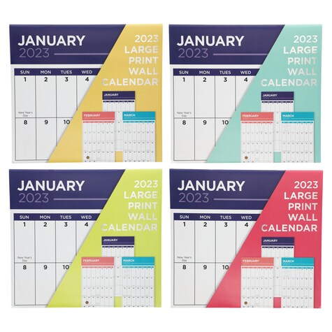 View 20232024 Large Print Wall Calendars