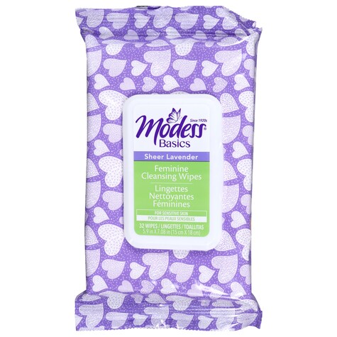 View Modess Basics Lavender Scented Feminine