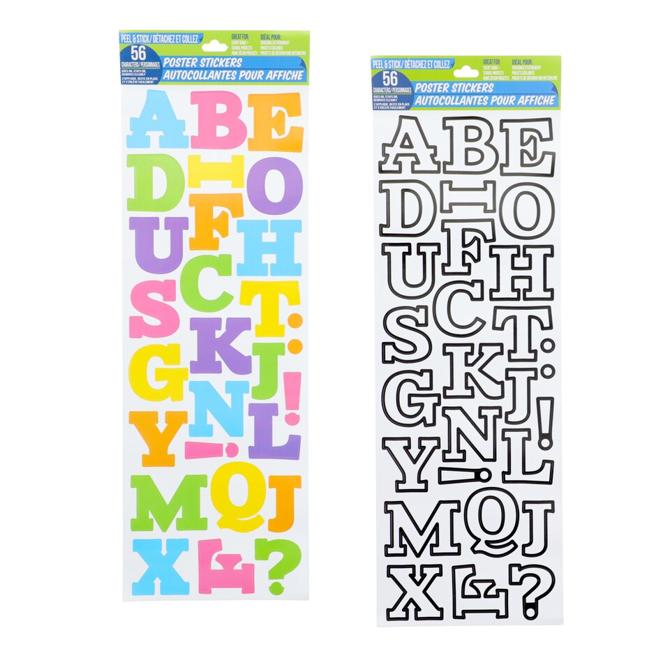 Trifold Poster Boards & Letter Stickers | DollarTree.com