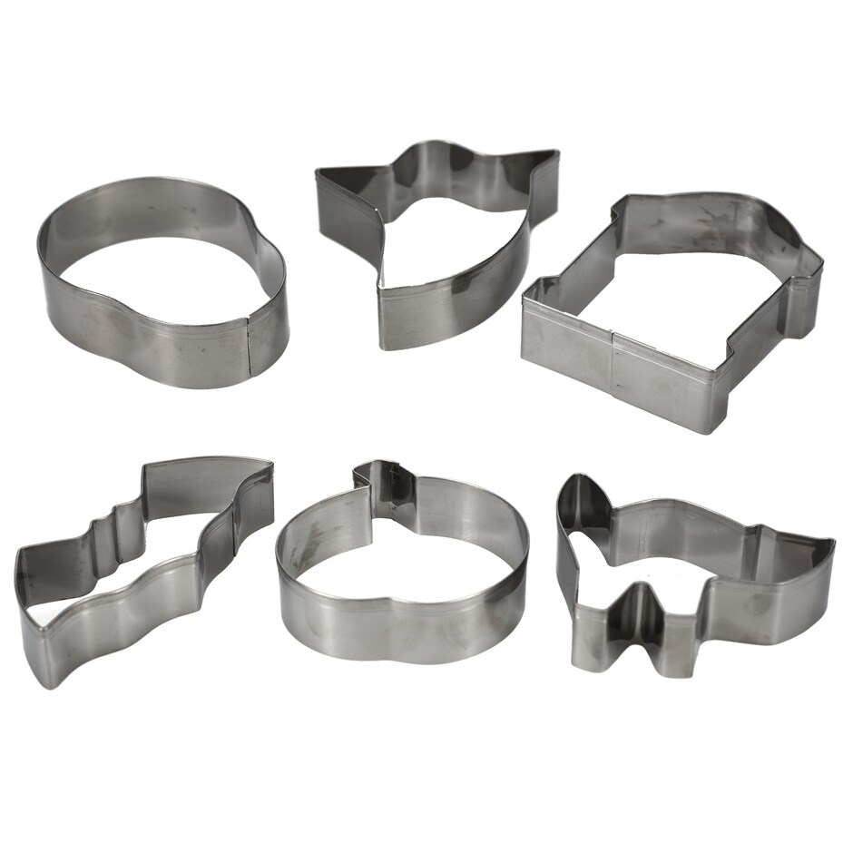 Bulk StainlessSteel HalloweenShaped Cookie Cutters, 3ct. Packs