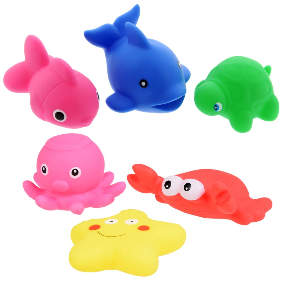 Bulk Sea Animals Vinyl Bath Toys, 3-ct. Packs | Dollar Tree