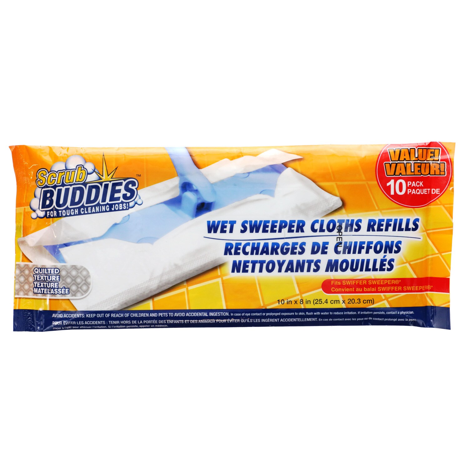 View Scrub Buddies Wet Sweeper Cloths