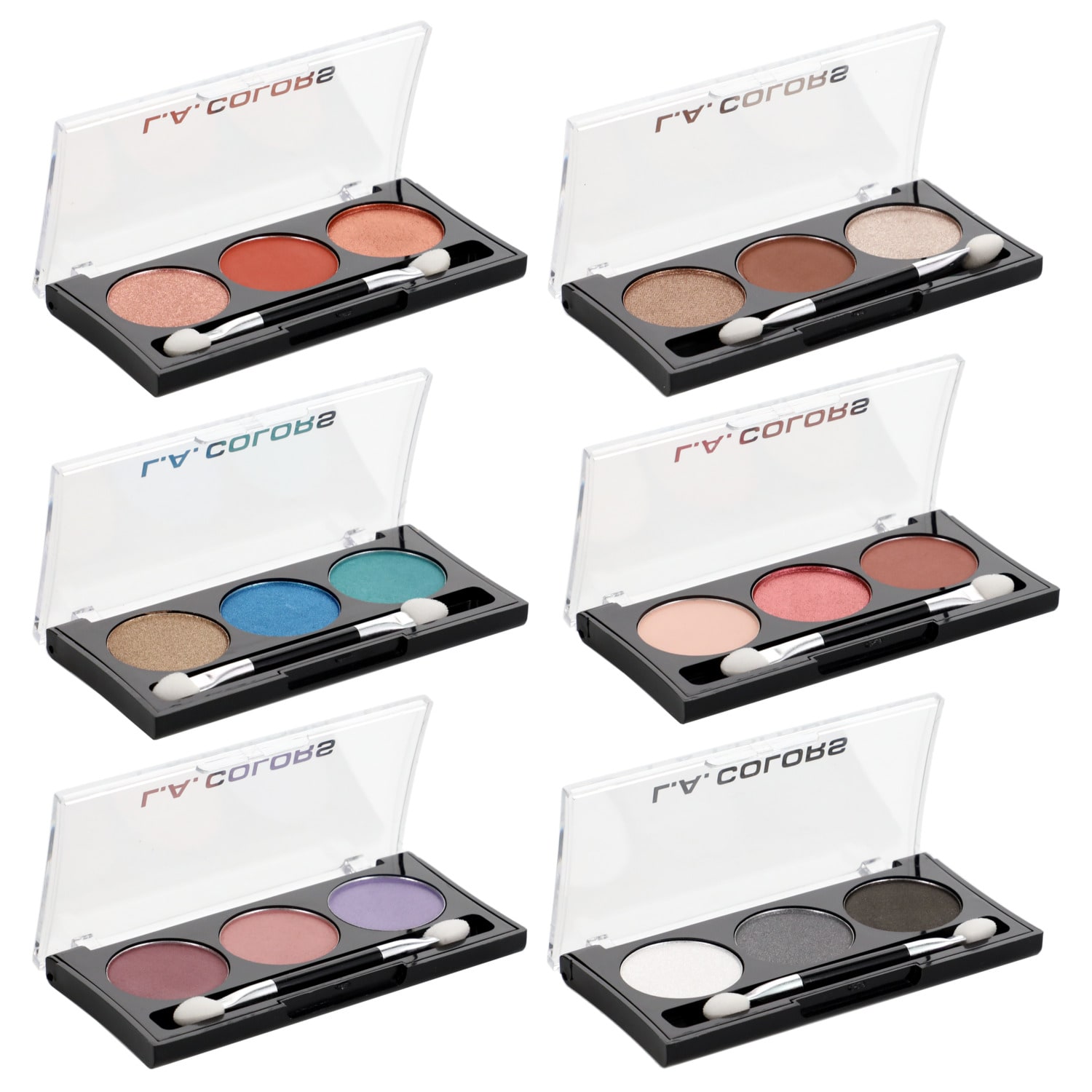 View L.A. Colors 3 Color Eyeshadow,