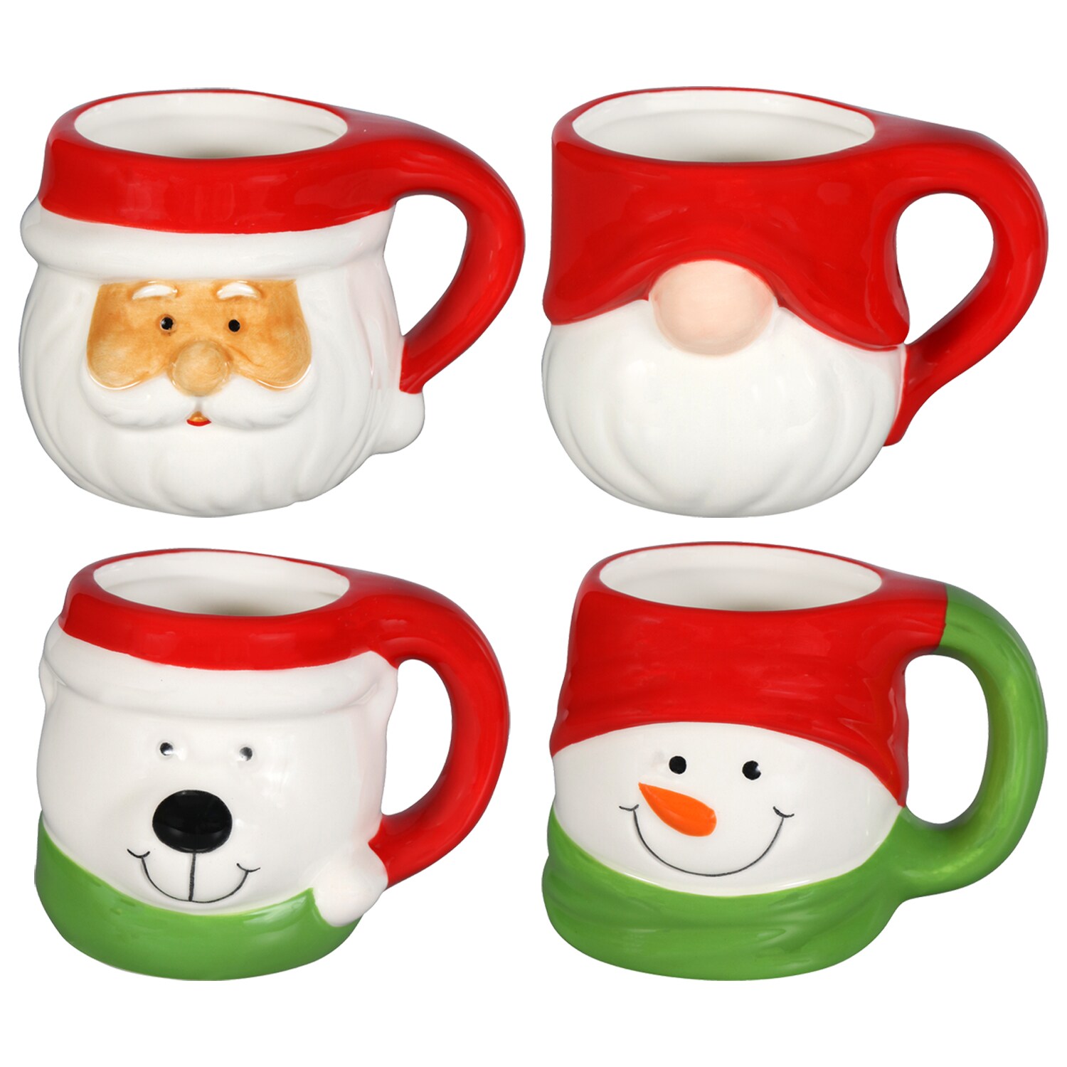 Bulk Dolomite Christmas Character Mugs, 15 oz.  Dollar Tree