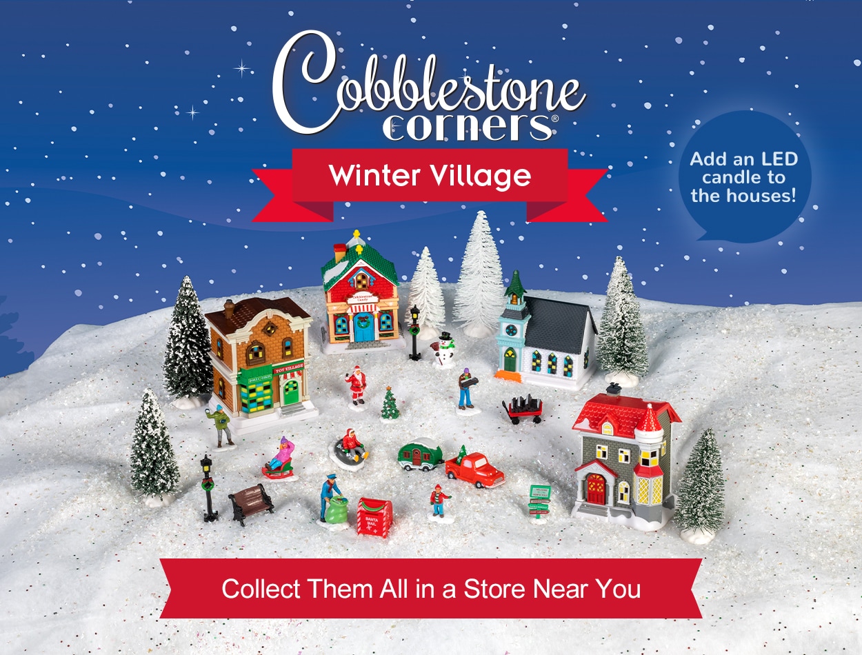 Cobblestone Corners Christmas Village Collection