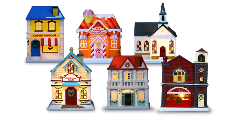 Find more Christmas Decorations 30+ Assorted Items Christmas Village/cobblestone  Corners/windham Heights. for sale at up to 90% off
