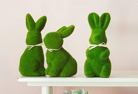 2024,miniature Rabbit Ornament, 6 Pieces Mini Rabbit Figurine, Easter Cake  Decoration, Cake Toppers Figur