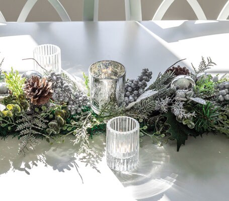 Hexagon Floral Wedding Centerpiece