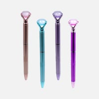 4 pens with faux jewels on top