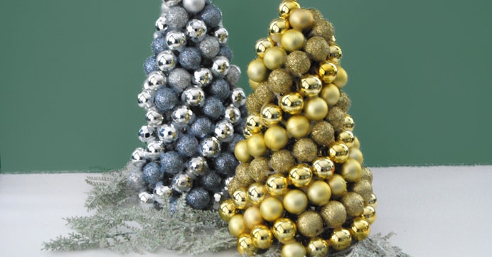 How to Make Dollar Store Christmas Trees