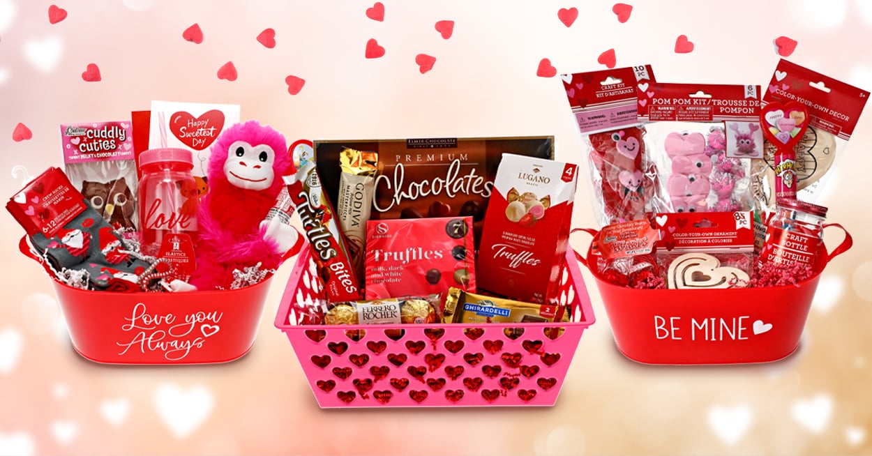 Valentines Gift Basket For Her