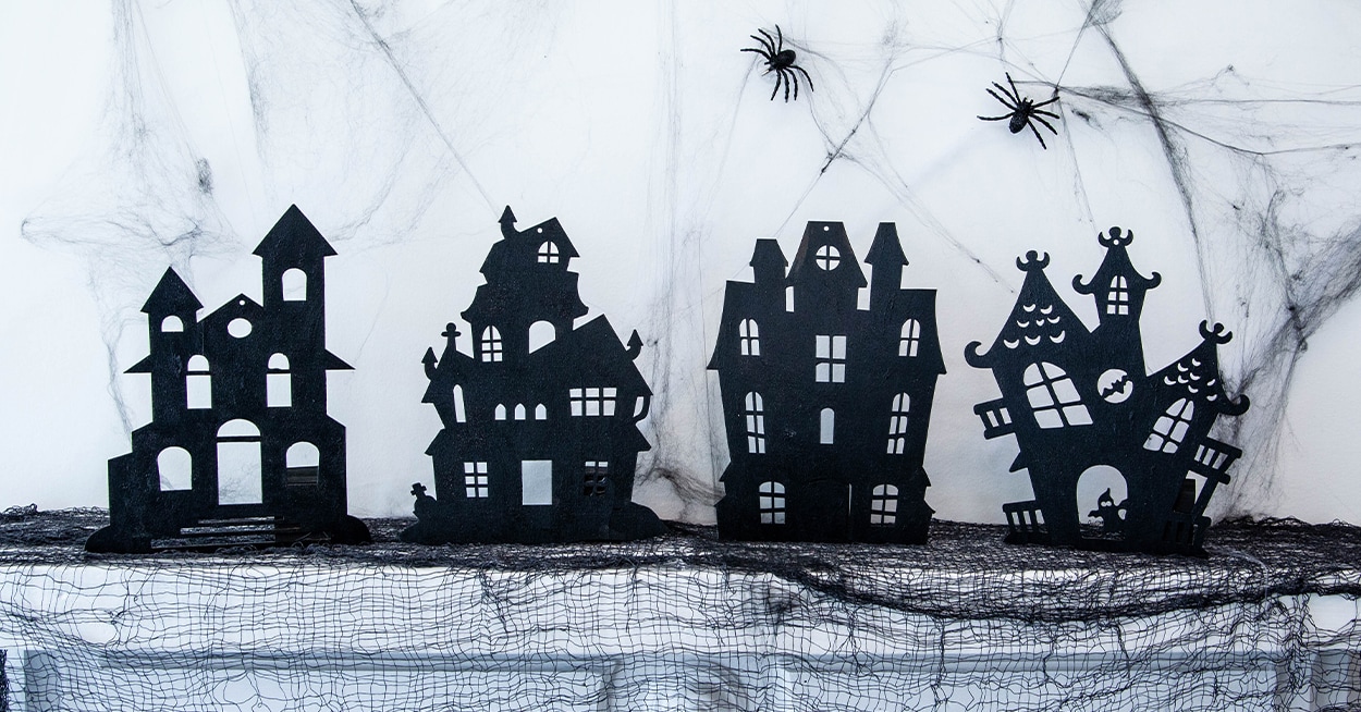 DIY Haunted Halloween Village